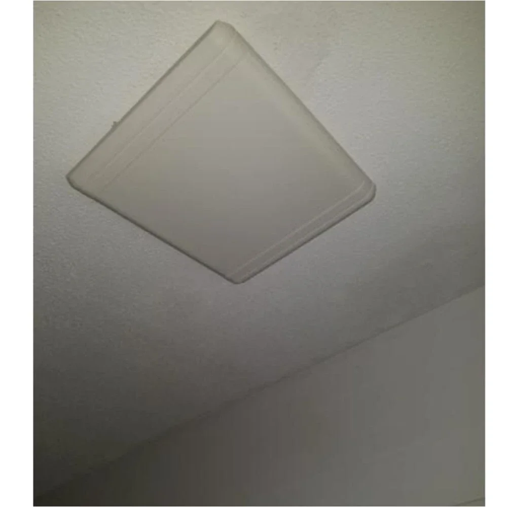 Modern Fan Vent for large room quiet and light no attic access needed trendy sof